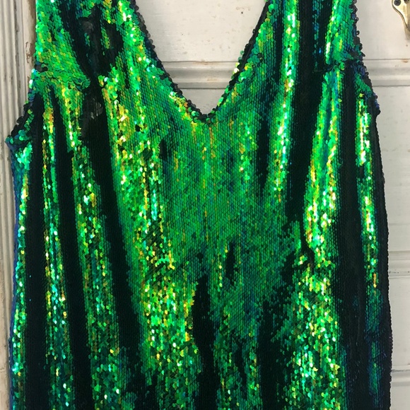 Embellished Sequin Shift Slip - Picture 3 of 6